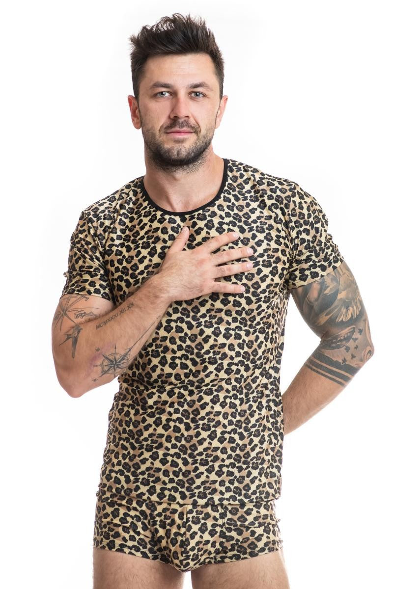 Herren T-Shirt 053556 leopard von Anais for Men Herren T-Shirt 053556 leopard von Anais for Men